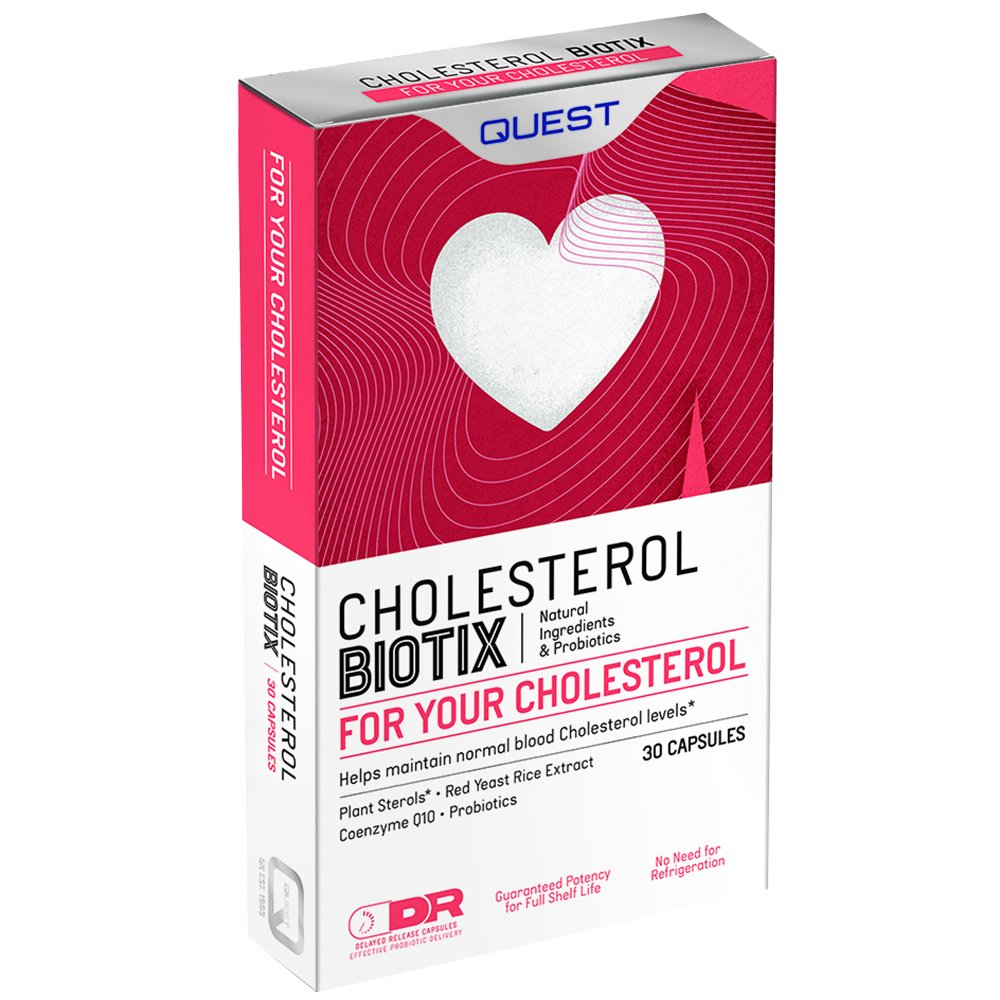 Vitabiotics Cholesterol Biotix Συμπλήρωμα Διατροφής για τον Έλεγχο της Χοληστερόλης στο Αίμα 30caps