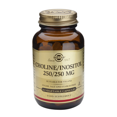 Solgar Choline / Inositol 250/ 250mg 50veg.caps
