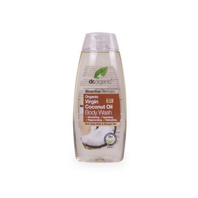 Dr Organic Organic Virgin Coconut Oil Body Wash Αφρόλουτρο με Βιολογικό Έλαιο Καρύδας 250ml