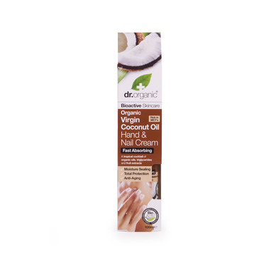 Dr Organic Organic Virgin Coconut Oil Hand & Nail Cream Κρέμα Χεριών και Νυχιών με Βιολογικό Έλαιο Καρύδας 100ml