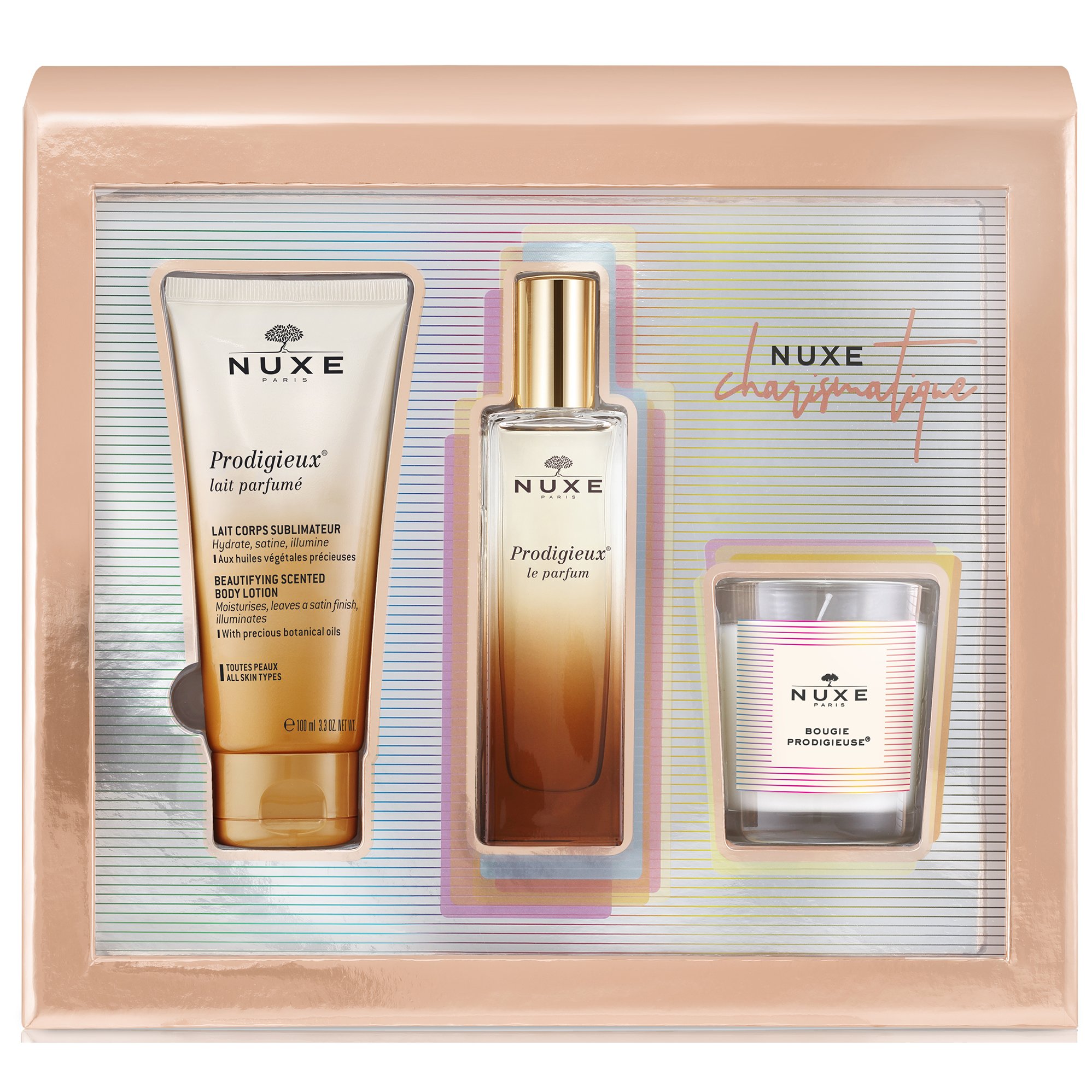 Nuxe Promo Charismatique Prodigieux Le Parfum Άρωμα 50ml & Body Lotion Αρωματικό Γαλάκτωμα 100ml & Bougie Prodigieuse Κερί 70gr