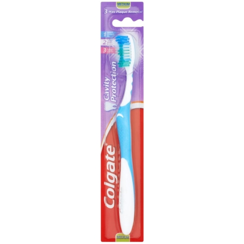 Colgate Cavity Protection Medium Οδοντόβουρτσα Για Την Αποτελεσματική Απομάκρυνση Της Πλάκας