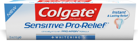 Colgate Sensitive Pro Relief Whitening Προσφέρει Άμεση Ανακούφιση Από Τον Πόνο Των Ευαίσθητων Δοντιών 75ml