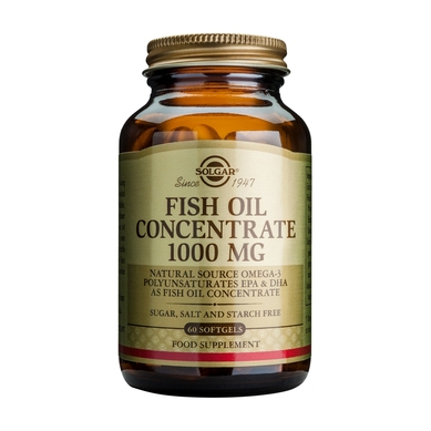 Solgar Fish Oil Concentrate 1000mg 60softgels