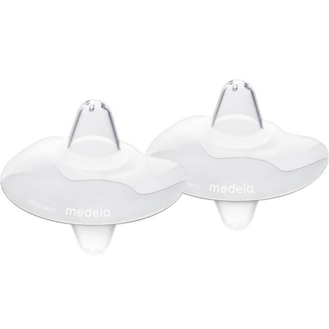 Medela Medela Contact Nipple Shields Ψευδοθηλές για τη Διευκόλυνση του θηλασμού για Μητέρες με Πληγωμένες, Επίπεδες ή Εισέχουσες Θηλές 2 Τεμάχια - Large 24mm