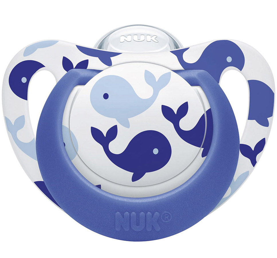 Nuk Genius Color Πιπίλα Σιλικόνης με Κρίκο Χωρίς BPA – Μέγεθος 2 (6-18 μηνών)