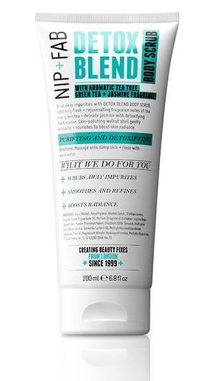 Nip + Fab Detox Blend Body Scrub Απομακρύνει Ρύπους Και Νεκρά Κύτταρα 200ml