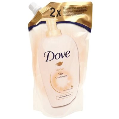 Dove Υγρό Κρεμοσάπουνο Silk Ανταλλακτικό 2x500ml