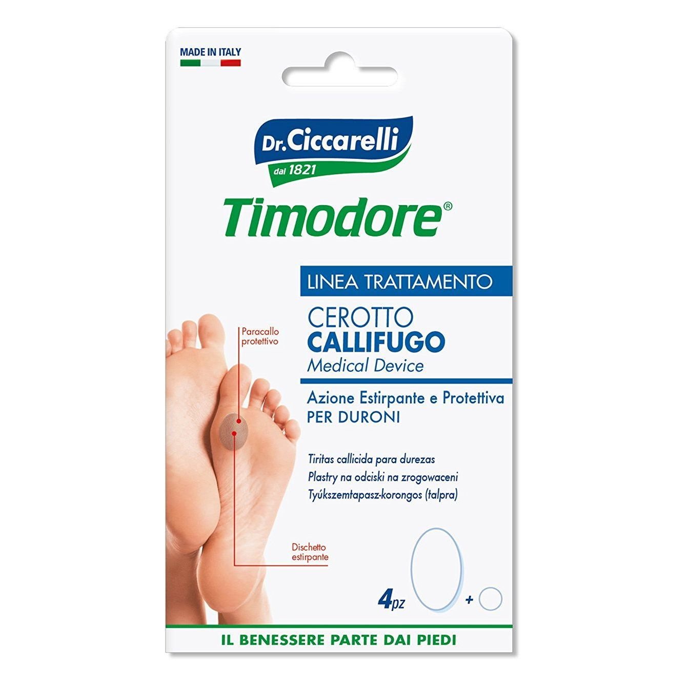 Dr Ciccarelli Corn Plasters For Hard Skin Αντικαλικά Τσιρότα για Μεσοδακτύλιους Μαλακους Κάλους 4τμχ