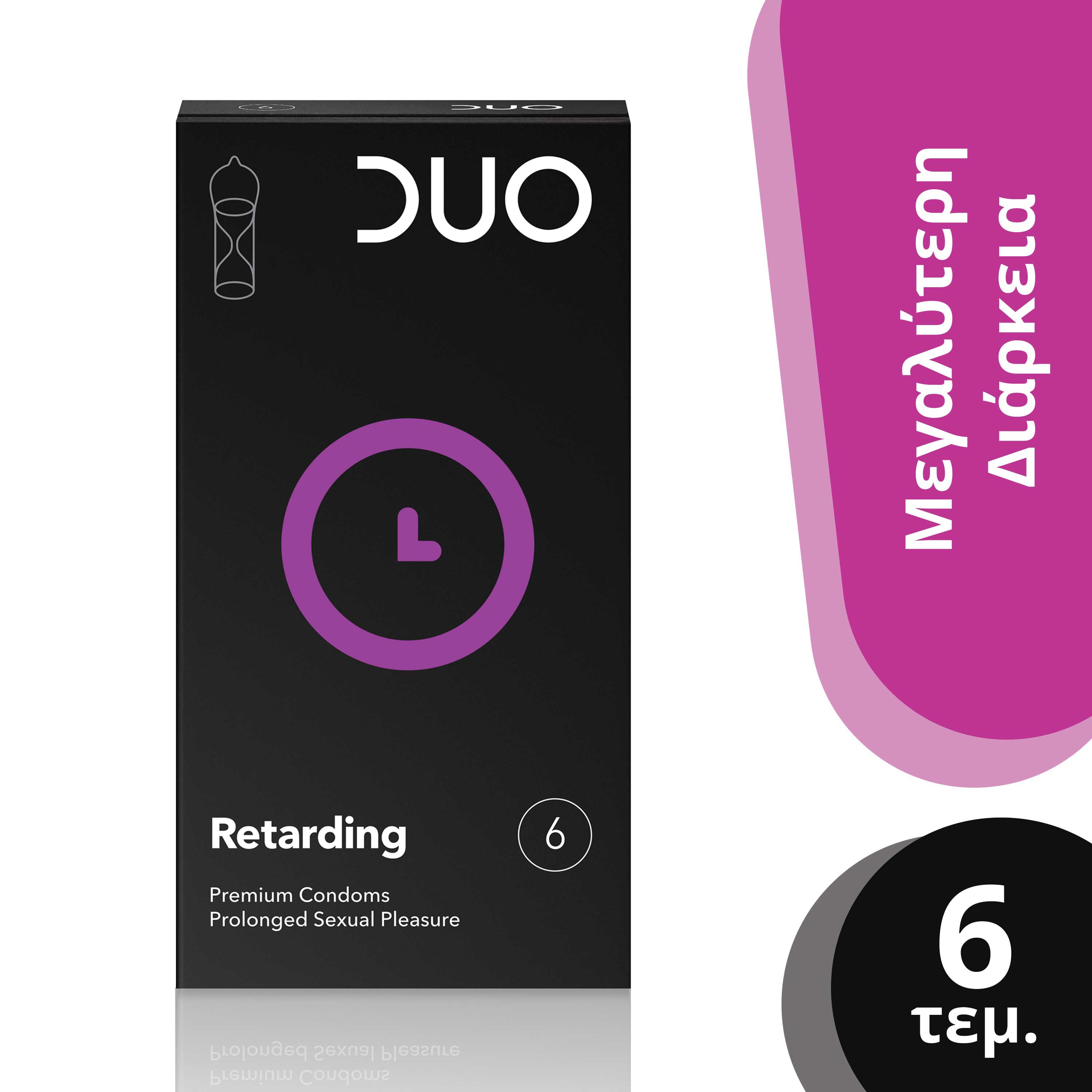 Duo Retarding Προφυλακτικά Με Φυσικό Επιβραδυντικό 6 τεμάχια