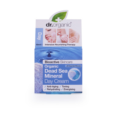 Dr Organic Organic Dead Sea Mineral Day Cream Κρέμα Ημέρας με Βιολογικά Μεταλλικά Στοιχεία 50ml