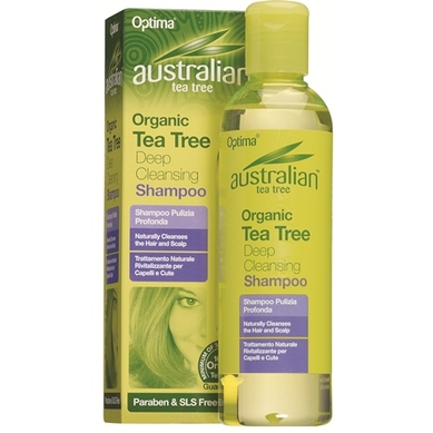 Optima Australian Organic Tea Tree Deep Cleansing Shampoo Περιποίηση Και Την Ενδυνάμωση Των Μαλλιών 250ml
