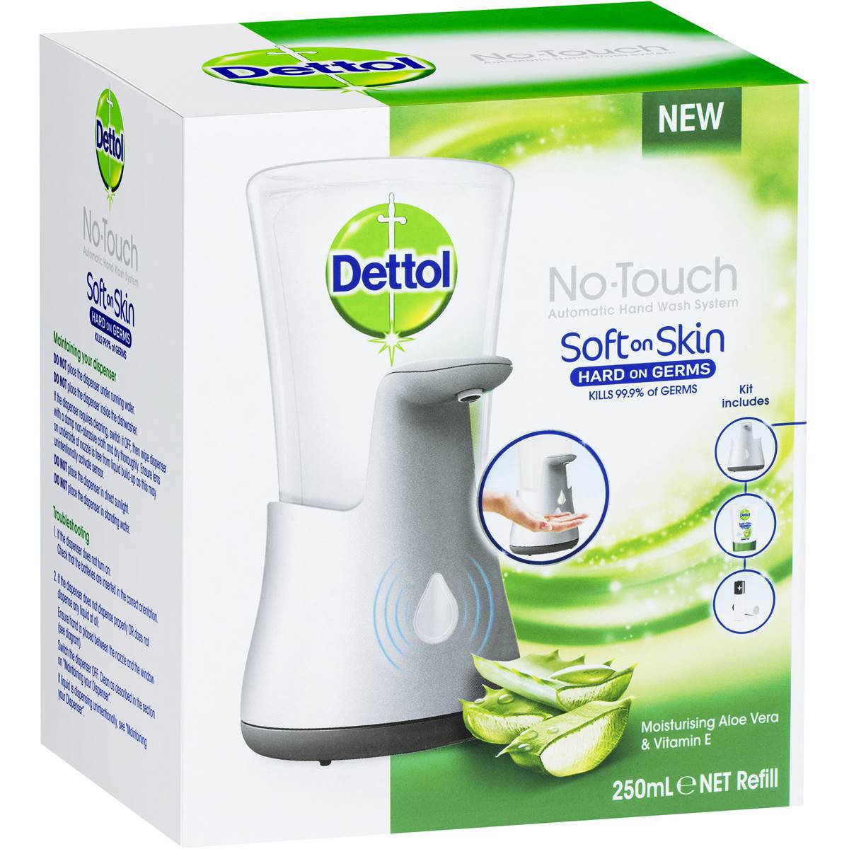 Dettol No-Touch Αυτόματη Συσκευή Κρεμοσάπουνου