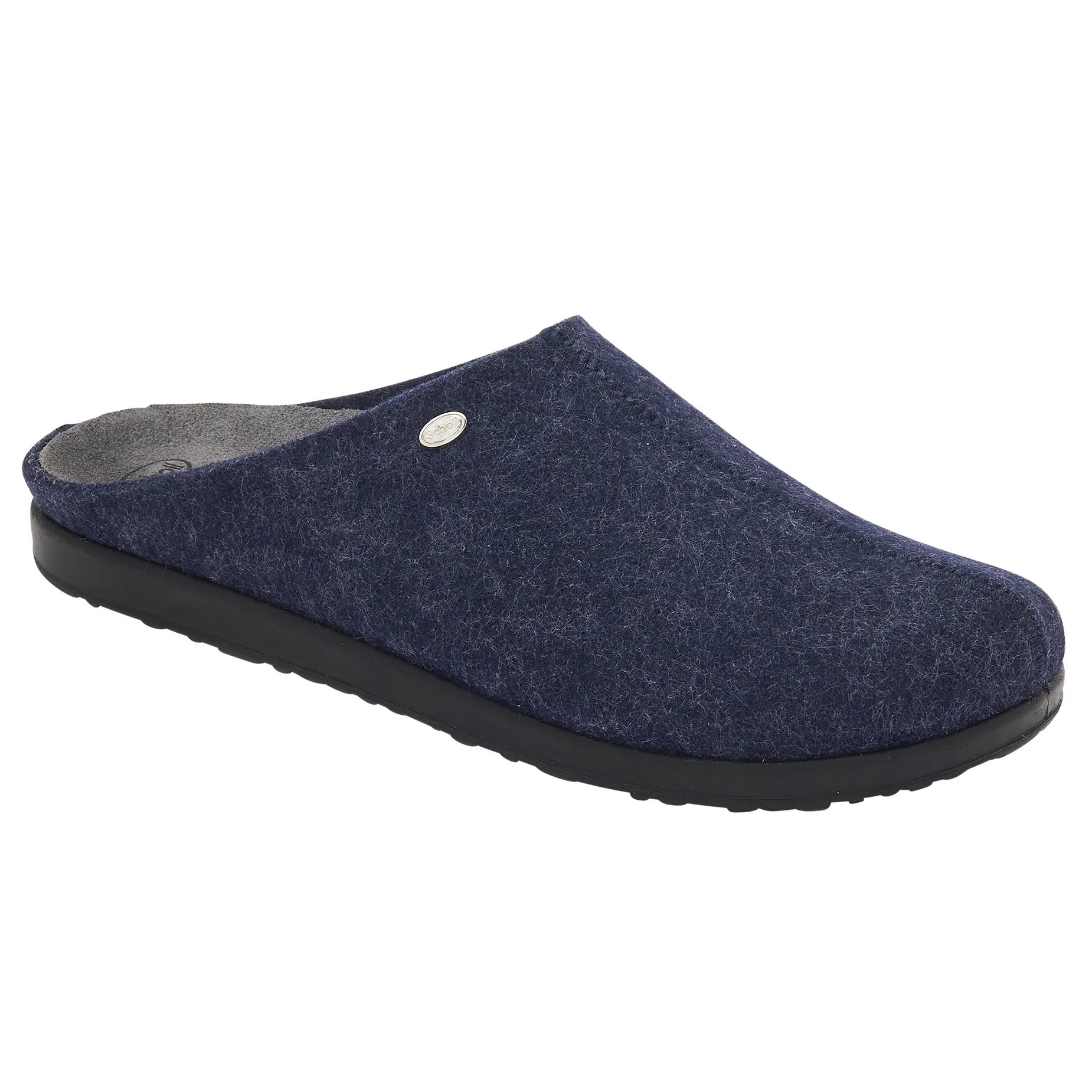 Scholl Shoes Elio Navy Blue F301891040 Ανδρικές Χειμωνιάτικες Παντόφλες σε Μπλε Χρώμα 1 Ζευγάρι – 44