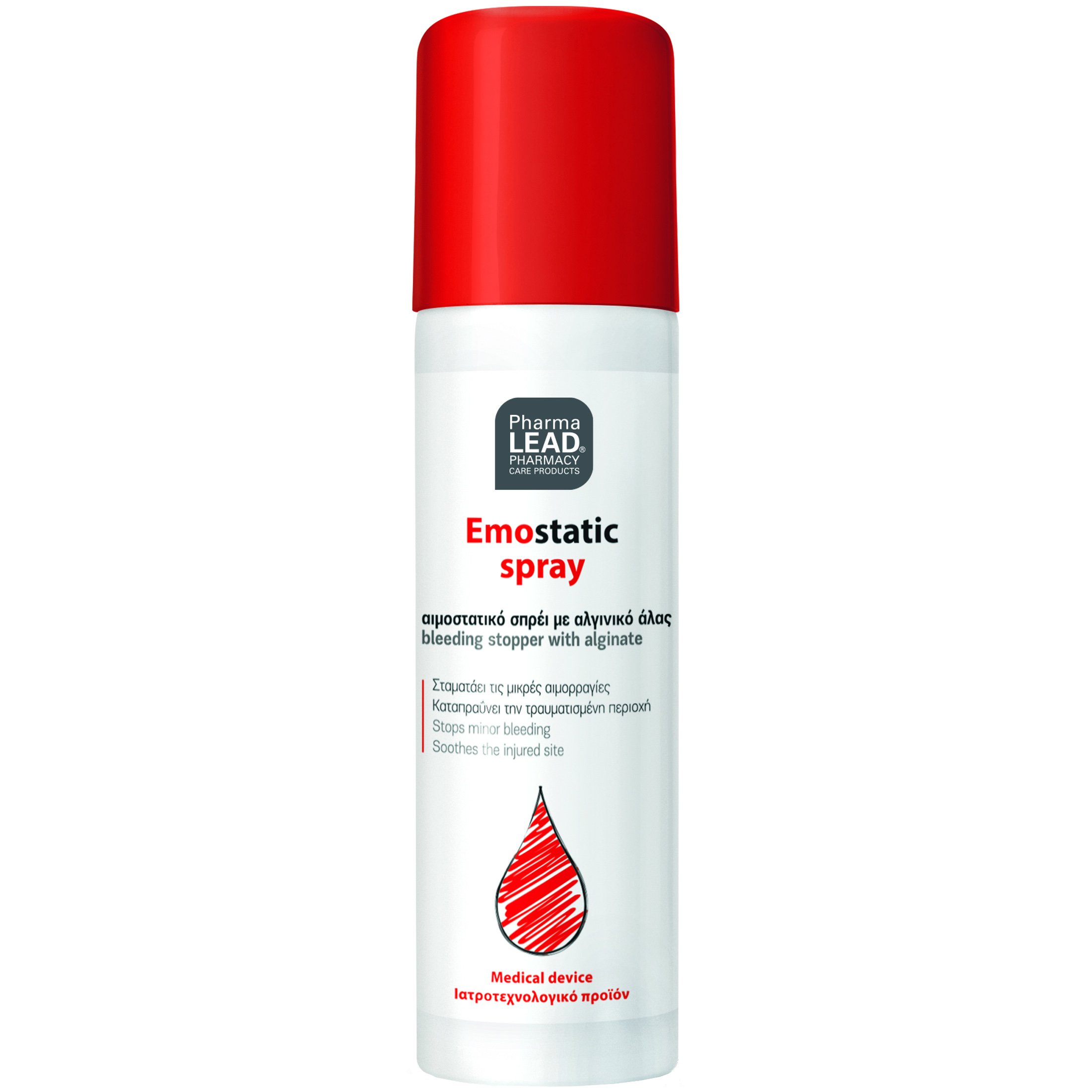 PharmaLead Αιμοστατικό Emostatic Spray για την Αποκατάσταση Επιφανειακών Πληγών 60ml