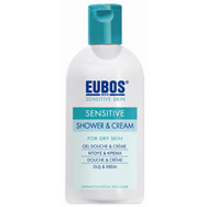 Eubos Shower & Cream Απαλό υγρό καθαρισμού 200 ml