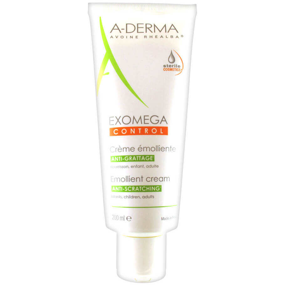 A-Derma Exomega Control Creme Emolliente Μαλακτική Καταπραϋντική Κρέμα για το Αίσθημα του Κνησμού, στο Ξηρό Δέρμα 200ml
