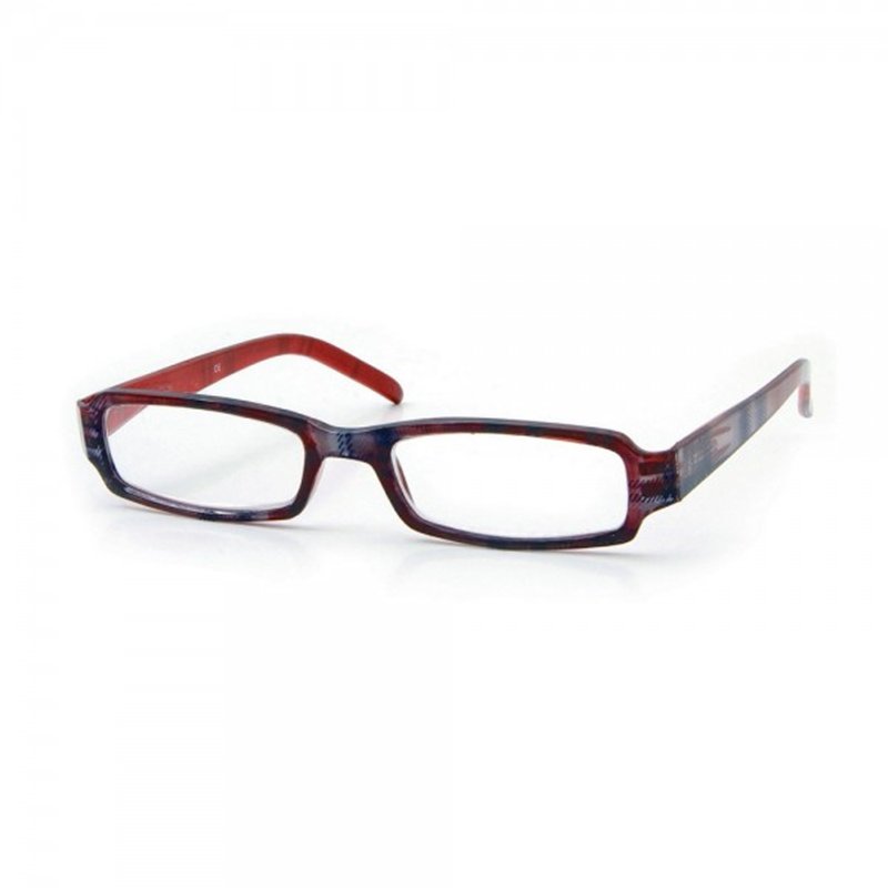 Eyelead Eyelead Γυαλιά Διαβάσματος Unisex Κόκκινο Καρώ με Κοκκάλινο Σκελετό E115 - 4,00