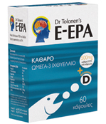 E – EPA Πλούσια Πηγή Ιχθυέλαιου 60 caps