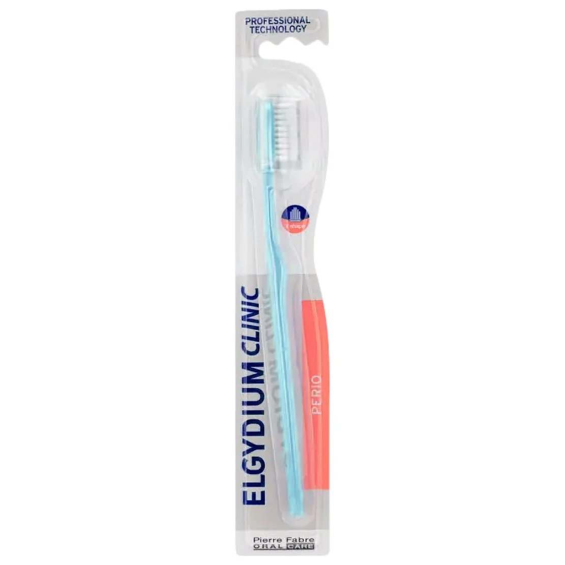 Elgydium Clinic Perio V-Shape Toothbrush Μαλακή Οδοντόβουρτσα Κατάλληλη για Περιοδοντίτιδα 1 Τεμάχιο – Γαλάζιο