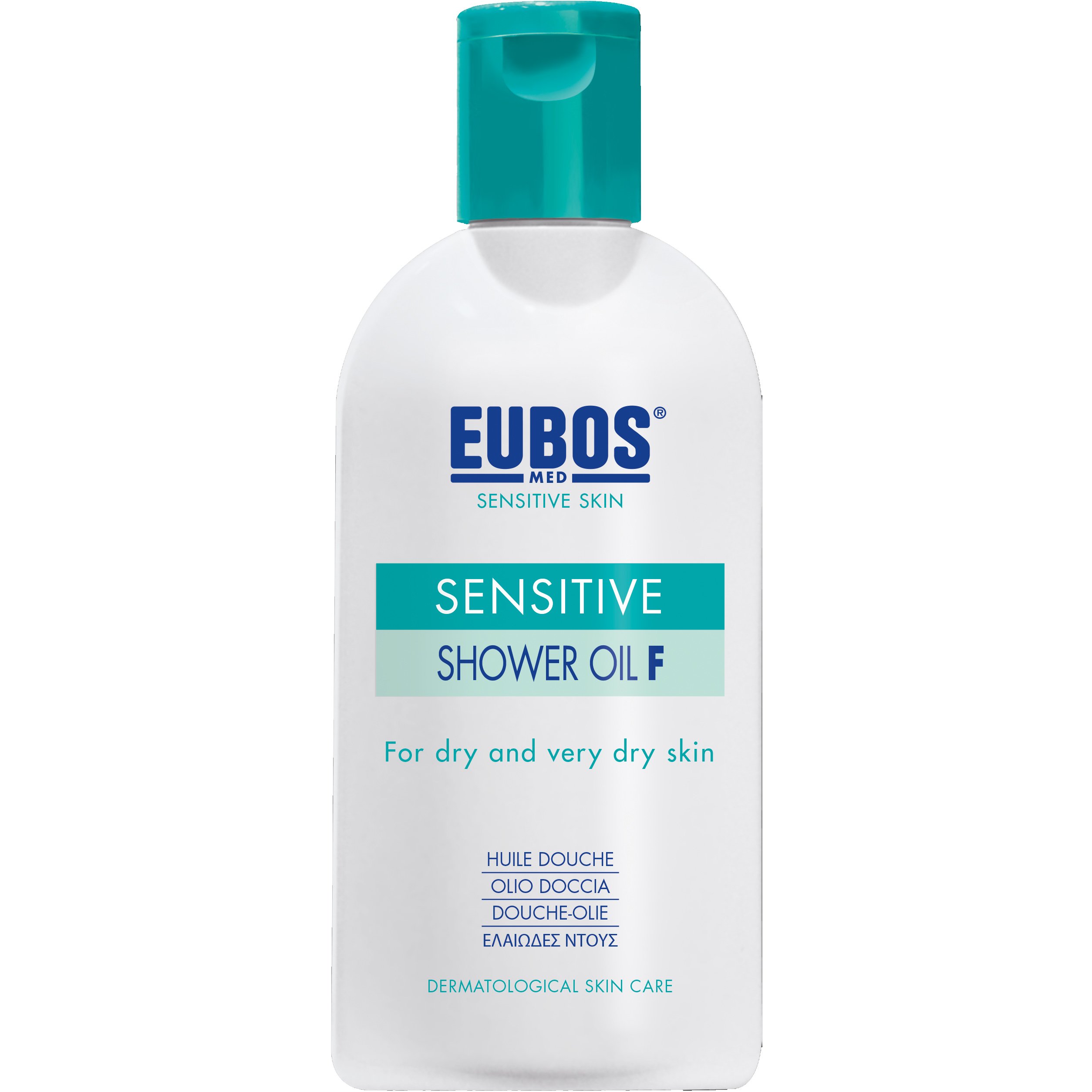 Eubos Sensitive Shower Oil F, Ελαιώδες Ντους για Ξηρό Πολύ Ξηρό Δέρμα 200ml