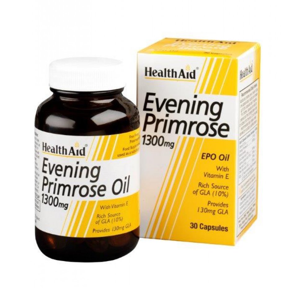 Health Aid Evening Primrose Έλαιο Νυχτολούλουδου 1300mg 30caps 9170