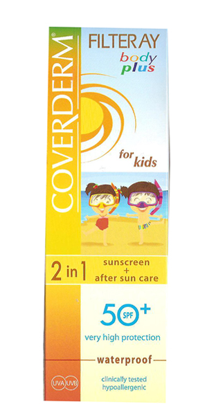 Coverderm Αντηλιακή Προστασία Filteray BodyPlus For Kids 2in1 Spf50+ 100ml