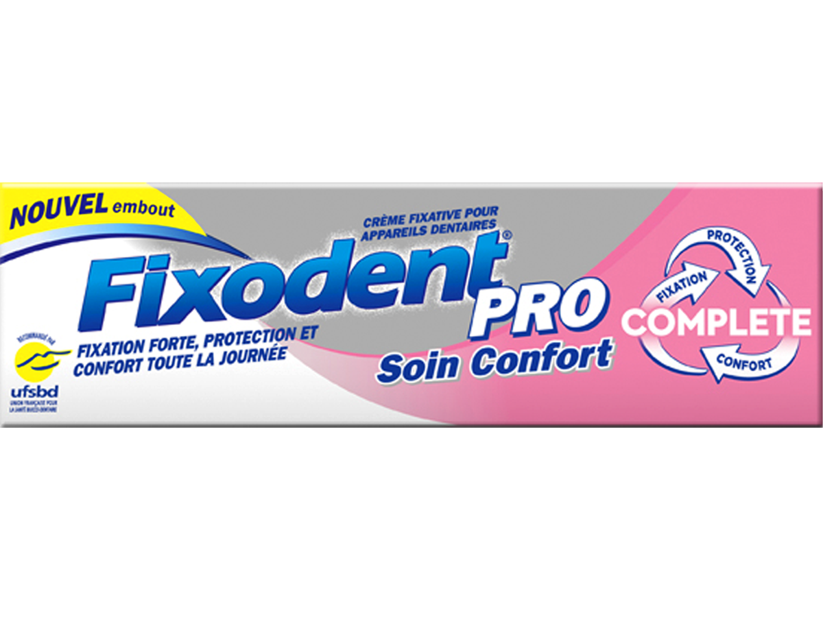 Fixodent Pro Complete Original Στερεωτική Κρέμα Για Δυνατό Κράτημα Άνετη Εφαρμογή Όλη Μέρα 47gr
