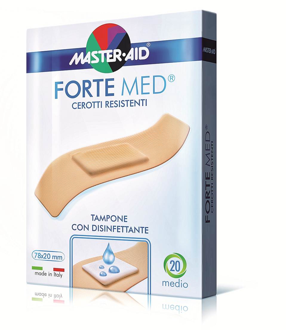 Master Aid Forte Med Στενά (78x20mm) & Φαρδιά (78x26mm) 20 strip