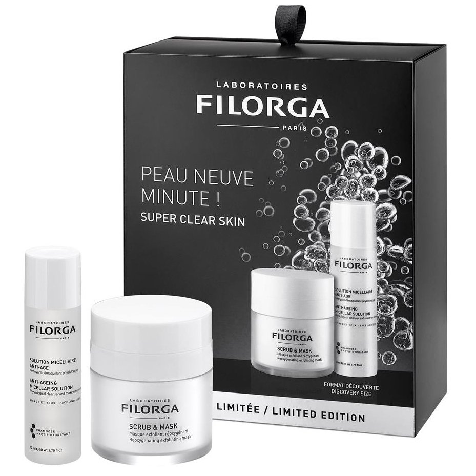 Filorga Limited Edition Scrub & Mask Μάσκα Διπλής Δράσης 55ml & Anti-Ageing Micellar Solution Λοσιόν Καθαρισμού-Ντεμακιγιάζ 50ml