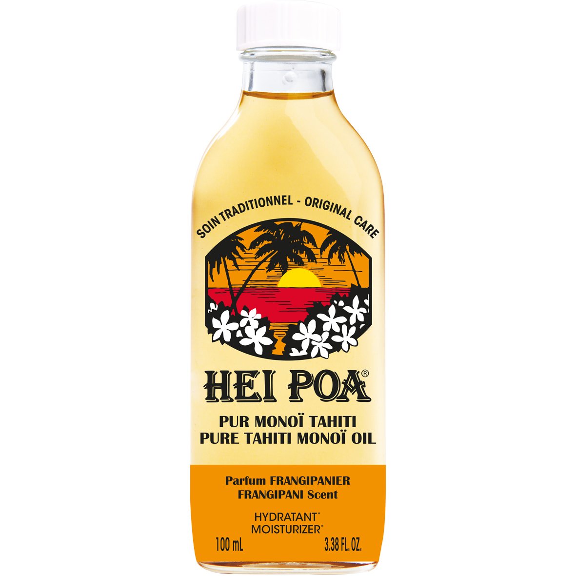 Hei Poa Pure Tahiti Monoi Oil Frangipani Λάδι Monoi σε Συνδυασμό με Λάδι από Εξωτικά Άνθη 100ml