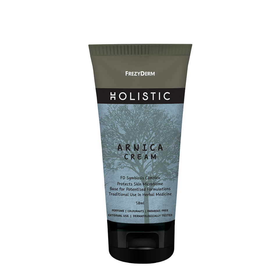 Frezyderm Holistic Arnica Cream Κρέμα για Πρόσωπο και Σώμα που Ανακουφίζει Μετά Από Τραυματισμούς & Μυϊκή Καταπόνηση 50ml