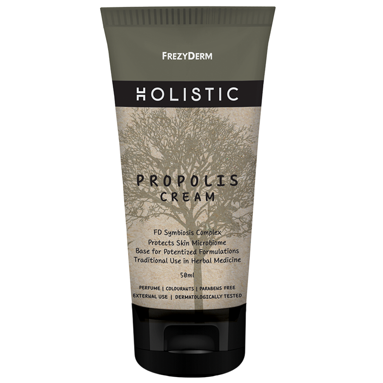 Frezyderm Holistic Propolis Cream Κρέμα για Πρόσωπο και Σώμα Μειώνει τους Ερεθισμούς και Ενισχύει τη Δερματική Άμυνα 50ml