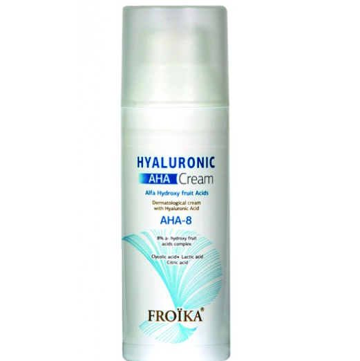 Froika Hyaluronic AHA-8 Cream Κρέμα με α-Υδροξυοξέα Φρούτων & Υαλουρονικό Οξύ 50ml