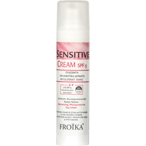Froika Froika Sensitive Cream UV-Spf15 Κρέμα Ημέρας με UVA-UVB Προστασία, Καταπραϋνει από τους Ερεθισμούς 40ml