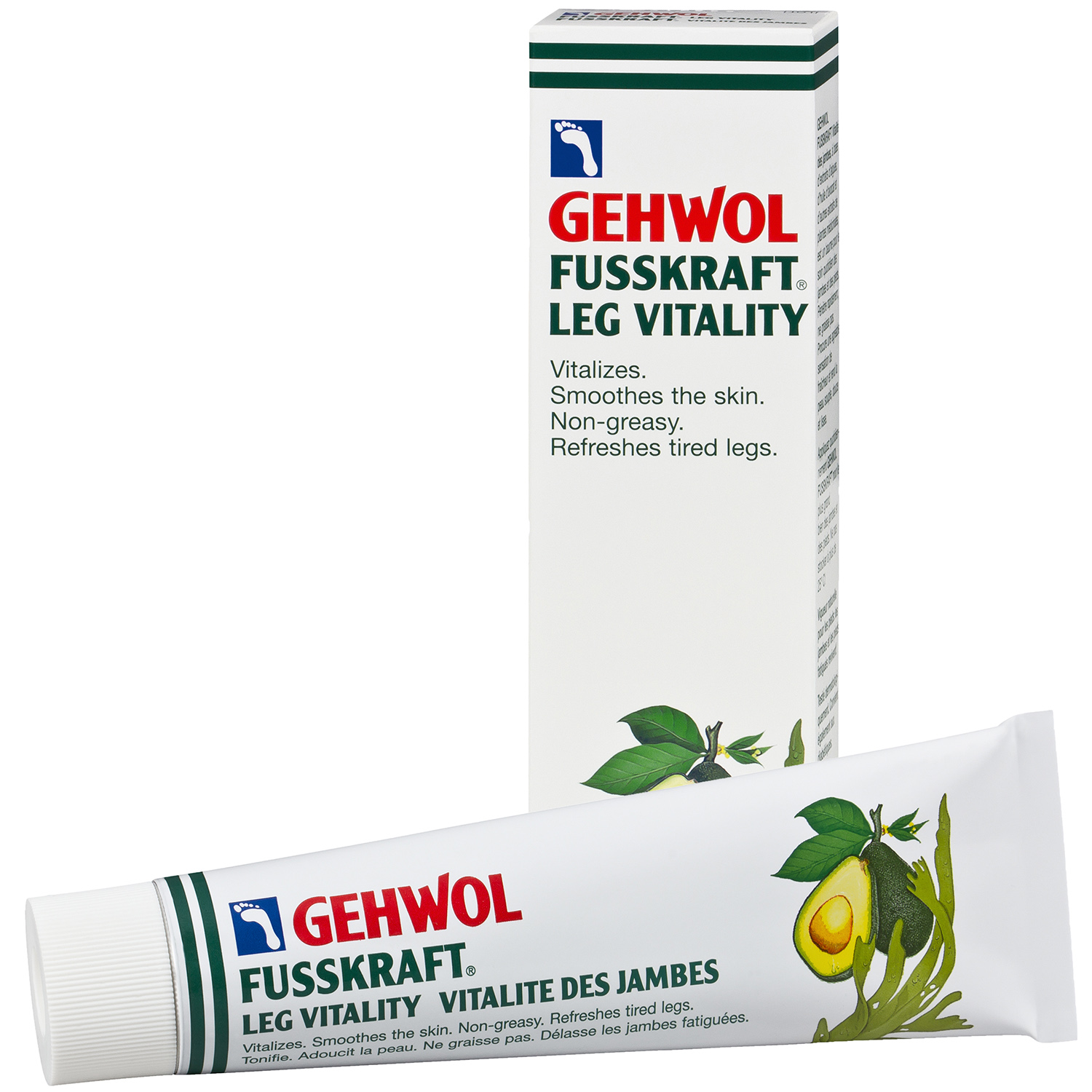 Gehwol Fusskraft Leg Vitality Αναζωογονητική και Τονωτική Κρέμα Ποδιών 125ml