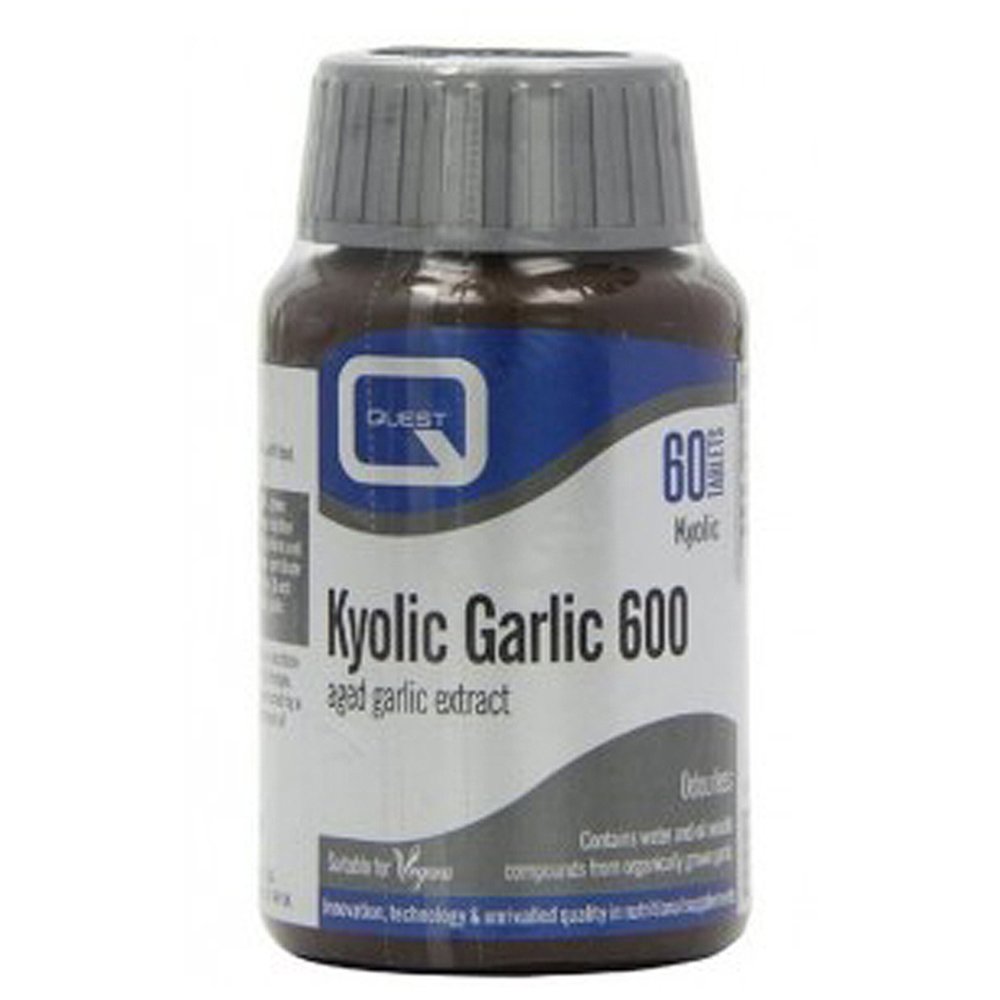 Quest Kyolic Garlic 600 Aged Garlic Extract 600mg Συμπλήρωμα Διατροφής Άοσμου Εκχυλίσματος Σκόρδου Ψυχρής Ωρίμανσης 60 tabs