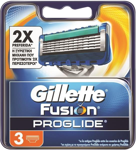 Gillette Ανταλλακτικά Fusion Proglide 3Τεμ