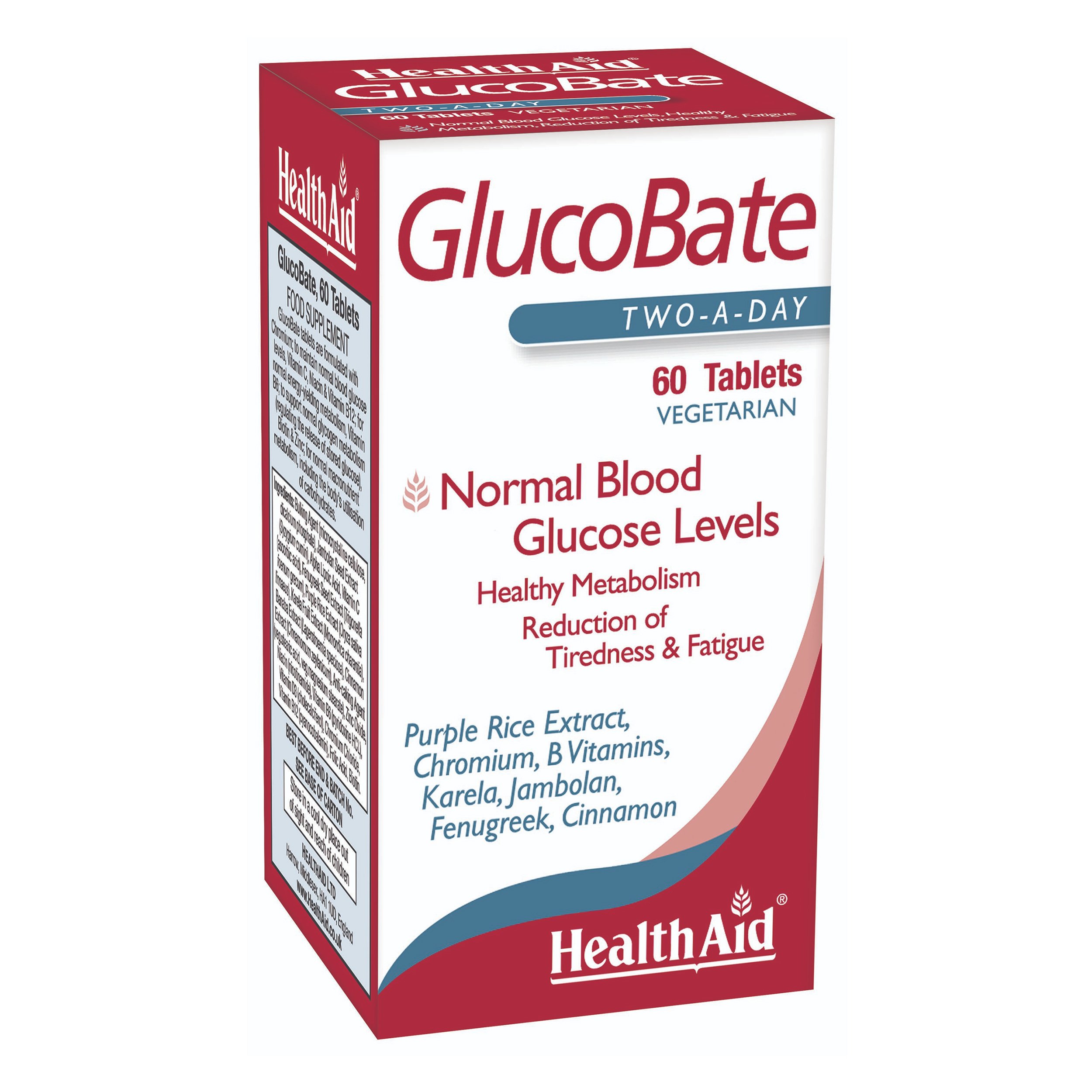 Health Aid GlucoBate Φυτική Φόρμουλα για το Διαβήτη 60tabs