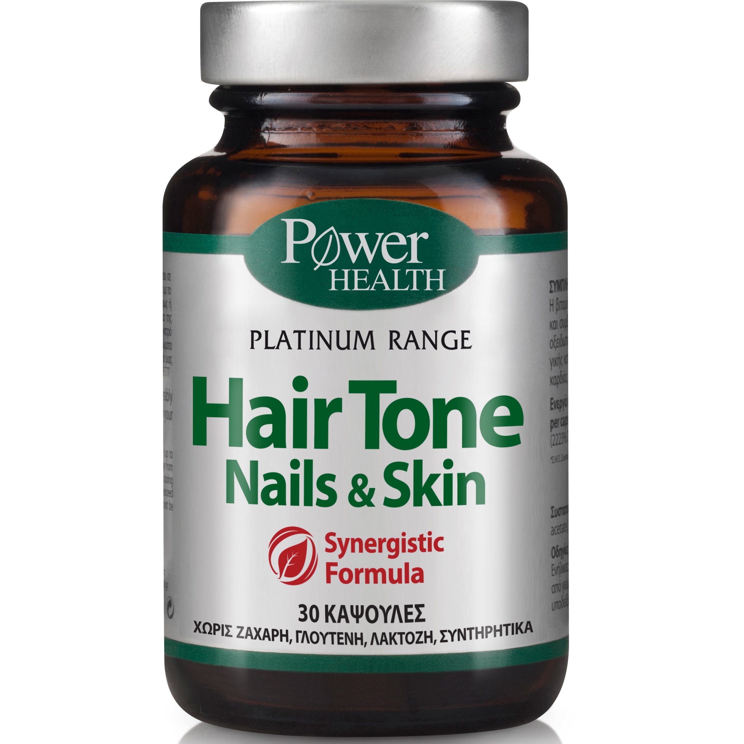 Power Health Platinum Hair Tone, Nails & Skin Συμπλήρωμα Διατροφής για Υγιή Μαλλιά, Λαμπερό Δέρμα & Γερά Νύχια 30 Caps