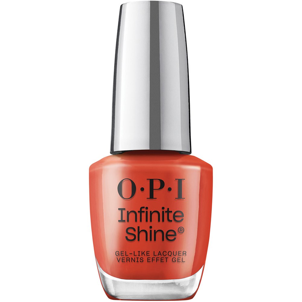 OPI Infinite Shine Nail Polish Βερνίκι Νυχιών με Λαμπερή Gel Όψη & Διάρκεια έως 11 Ημέρες 15ml - Knock ‘Em Red