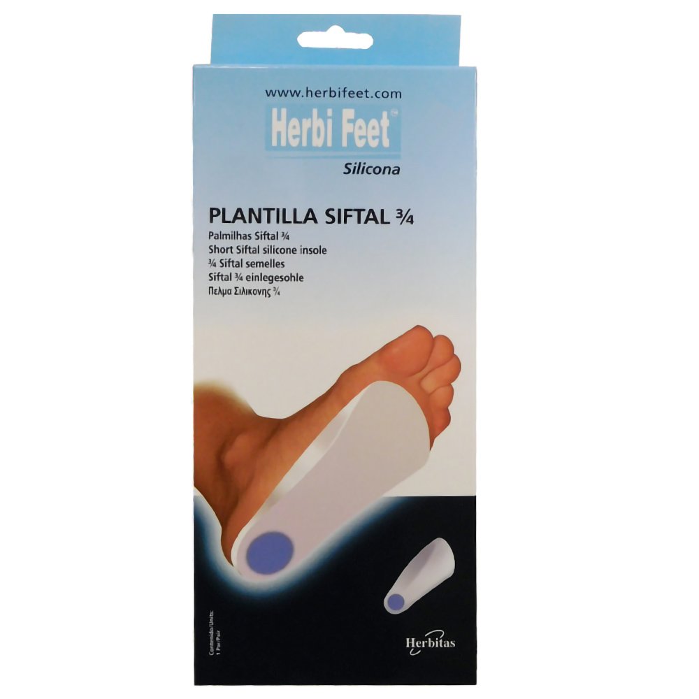 Herbi Feet Herbi Feet Siftal 3/4 Πέλμα Σιλικόνης 2 Τεμάχια - Medium