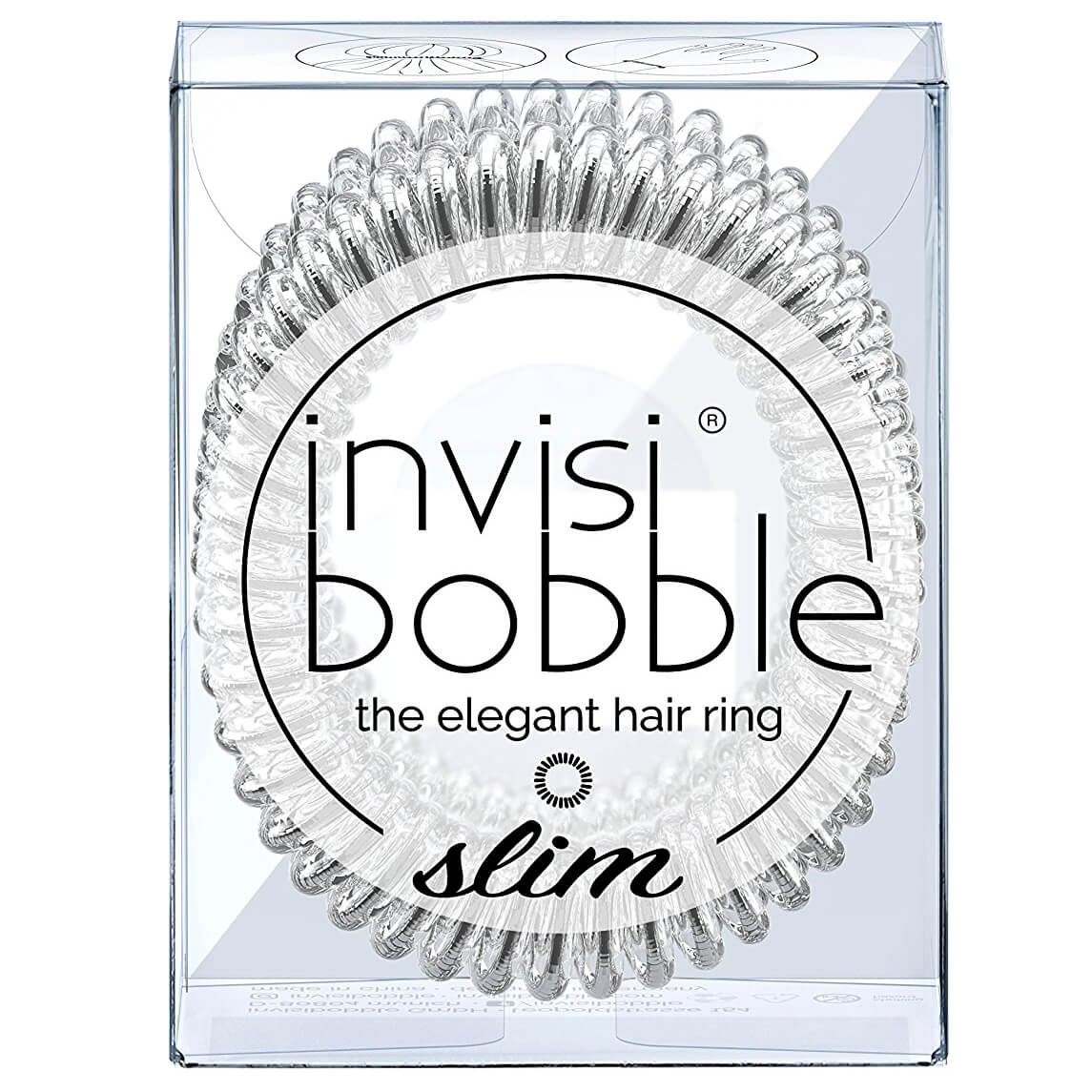 Invisibobble Slim Chrome Sweet Chrome Λαστιχάκι Μαλλιών 3 Τεμάχια