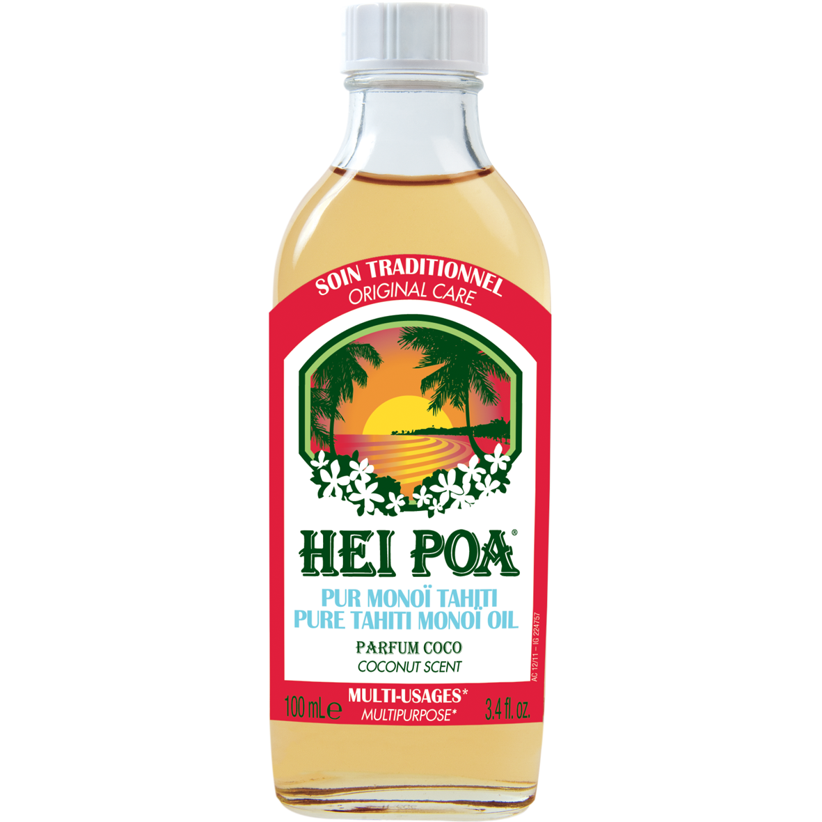 Hei Poa Pure Tahiti Monoi Oil Coconut – Λάδι με Άρωμα Καρύδας 100ml