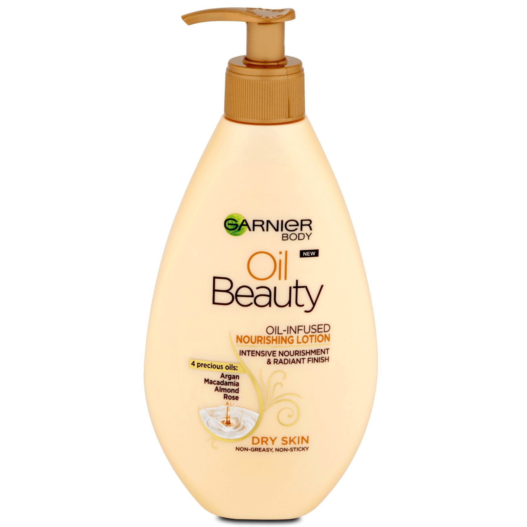 Garnier Body Oil Beauty Θρεπτική Λοσιόν Σώματος με 4 Πολύτιμα Έλαια 250ml