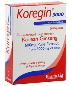 Health Aid Koregin 3000 Κορεάτικο Τζίνσενγκ 30caps