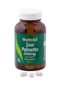 Health Aid Saw Palmetto Berry Extract Tablets Διουρητικές Ιδιότητες Και Αντισηπτική Δράση 30tabs