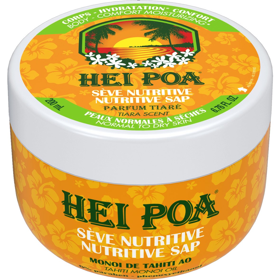 Hei Poa Body Nutritive Sap Κρέμα Εντατικής Θρέψης Σώματος με Λάδι Monoi 200ml