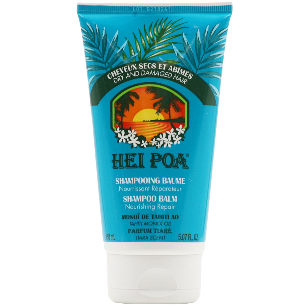 Hei Poa Shampoo Balm Tiare Σαμπουάν για Ξηρά και Κατεστραμμένα Μαλλιά 150ml