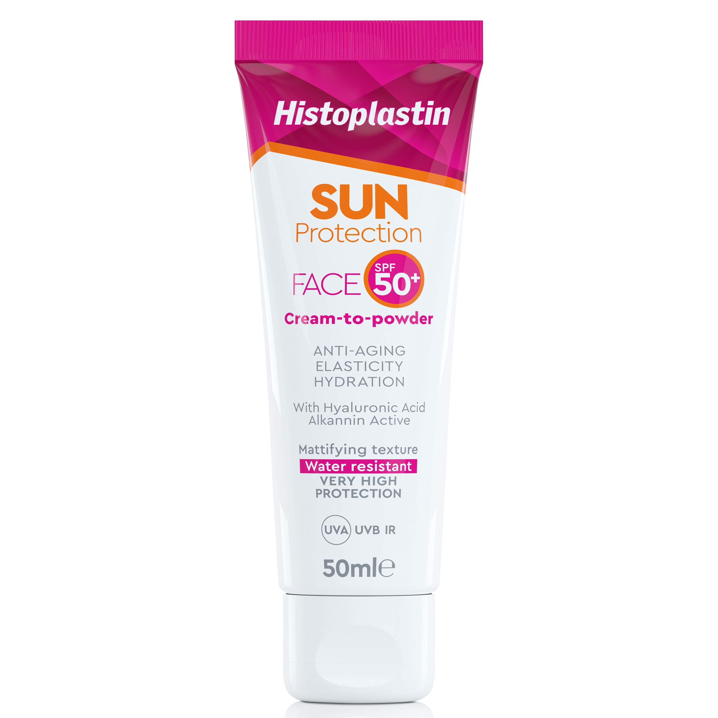 Histoplastin Sun Protection Face Spf50+ Cream to Powder 50ml,Αντηλιακή Κρέμα Πολύ Υψηλής Προστασίας 50ml